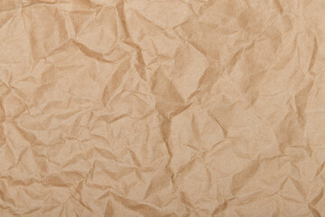 Brown wrinkle recycle paper background