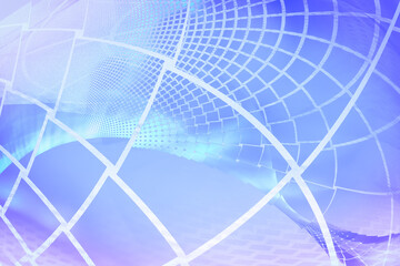 Obraz premium Creative geometric pattern in trendy lilac-blue shades.
