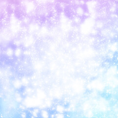 Cool atmosphere in pastel colors. Iridescent festive texture