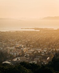 Sunset view over Berkeley, California