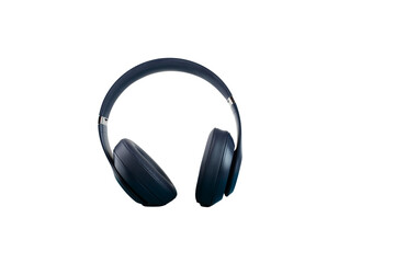 modern wireless headphones isolated on white background