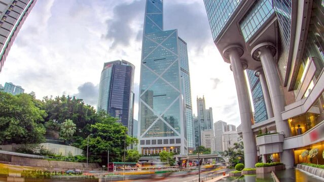 The Hong Kong Corporate Buildings day timelapse