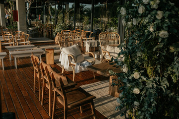 wedding decoration setting table