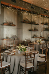 wedding decoration setting table