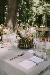 wedding decoration table setting