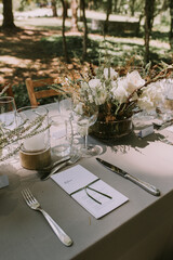 wedding decoration table setting