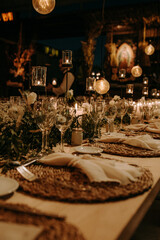 wedding decoration table setting