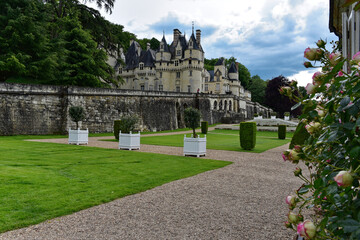Fototapeta na wymiar Frankreich - Rigny-Ussé - Château d'Ussé - Parkanlage