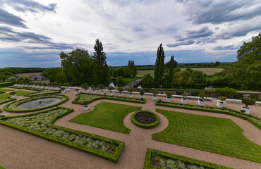 Frankreich - Rigny-Ussé - Château d'Ussé - Parkanlage