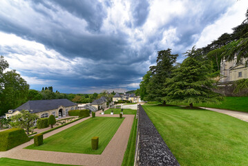 Frankreich - Rigny-Uss&eacute; - Ch&acirc;teau d'Uss&eacute; - Parkanlage