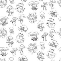 Vector seamless half-drop pattern, with cactus