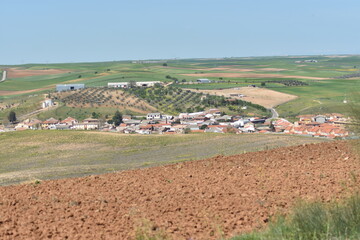 Fototapeta na wymiar Paisaje pueblo