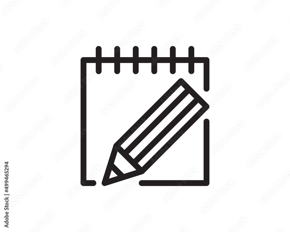Aufkleber note icon vector sign. paper message or document page.