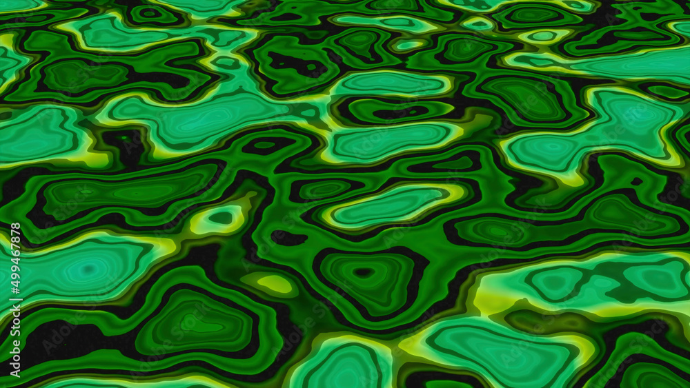 Poster lava pattern with moving spots. design. colorful background with moving bright spots on surface. sty