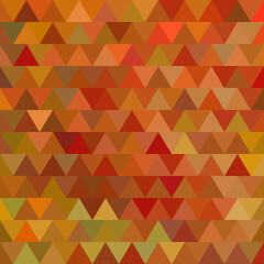 abstract vector geometric triangle background - red and brown