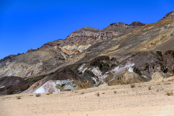 Death Valley Artists Drive Terrain