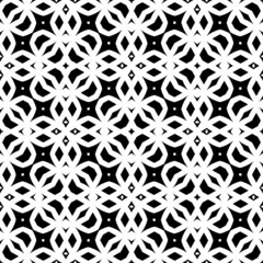Abstract geometric pattern. A seamless vector background. White and black ornament. Graphic modern pattern. Simple lattice graphic design.Seamless geometrical vector template. Abstract linear drawing.