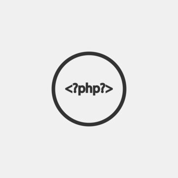 programing language vector icon illustration sign 