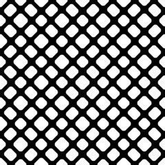 Vector Black seamless pattern. Modern stylish abstract texture. Repeating geometric tiles from striped elements.Striped lattice grid. Linear graphic design.Vector seamless vintage pattern.