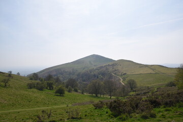Obraz premium a view of the Malvern hills near Worcestershire beacon 