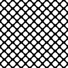 Vector Black seamless pattern. Modern stylish abstract texture. Repeating geometric tiles from striped elements.Striped lattice grid. Linear graphic design.Vector seamless vintage pattern.