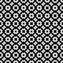 Abstract Black White seamless pattern. Modern geometric texture. Repeating abstract background. Polygonal linear grid from striped elements.A seamless background. Black geometric modern Pattern.