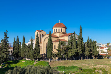 Fototapeta na wymiar Agia Triada Church near Kerameikos, Athens, Greece.