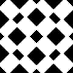 Black geometric shape diagonal repeatable on white background.Texture for scrapbooking, wrapping paper, textiles, home decor.Black and white texture. Modern stylish pattern.Composition from regularly 
