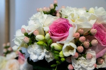 Fototapeta na wymiar piękne kwiaty bukiet ślub wesele