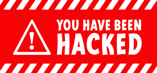you have been hacked. Vector hacker icon or pictogram. Keylogger, cyber security concept. Technology data. Hybrid, and warfare, DDoS attack. Cyber war. Hackers, criminals. login and password. Digital  © MarkRademaker