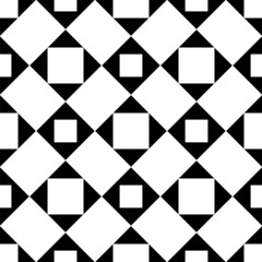 Black geometric shape diagonal repeatable on white background.Texture for scrapbooking, wrapping paper, textiles, home decor.Black and white texture. Modern stylish pattern.Composition from regularly 