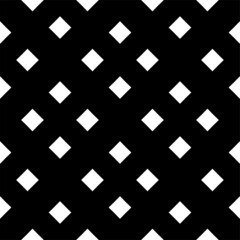 Seamless pattern with striped black white diagonal lines. Rhomboid scales. Optical illusion effect. Geometric tile in op art. Vector illusive background. Futuristic vibrant design.Graphic modern.