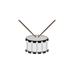 drum icon isolated on white background from music instruments collection. vector illustration. EPS10