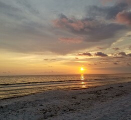 sunset at the beach