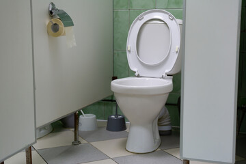 Toilet room in a public place