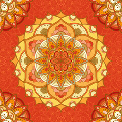 seamless pattern with mandala