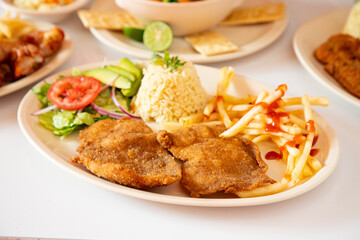 milanesa de pollo