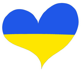 Ukraine. Ukrainian map. Ukrainian flag - obrazy, fototapety, plakaty