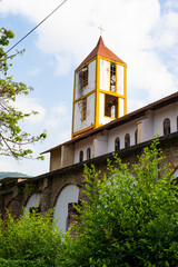 Obraz premium April 14, 2022 San Joaquín, La Mesa, Cundinamarca, Colombia. The San Joaquin church.