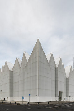 Mieczysław Karłowicz Philharmonic Concert Hall In The City Of Szczecin, Poland. The New Building Of The Philharmonic Hall Was Awarded The European Union Prize For Contemporary Architecture.