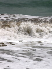 waves on the beach