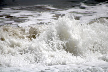 water flowing into the water