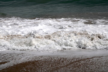 waves on the beach