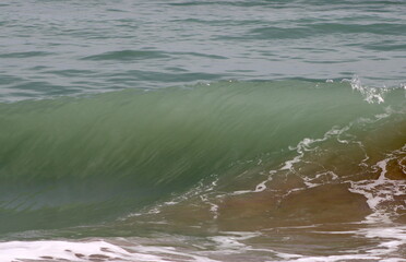 waves on the beach