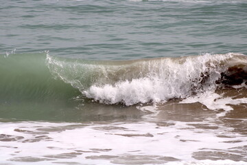 waves on the beach