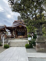 Obraz premium Meguro “Otori” shrine, Tokyo Japan, year 2022