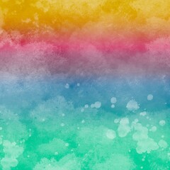 Rainbow watercolor texture, colored bright pattern for backgrounds.