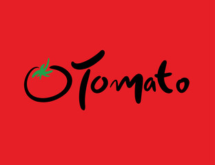 Tomato illustrations - Hand drawn food ingredients, Tomato - vector