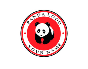 panda vector logo design 2022