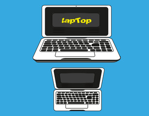 desktop laptop logo design